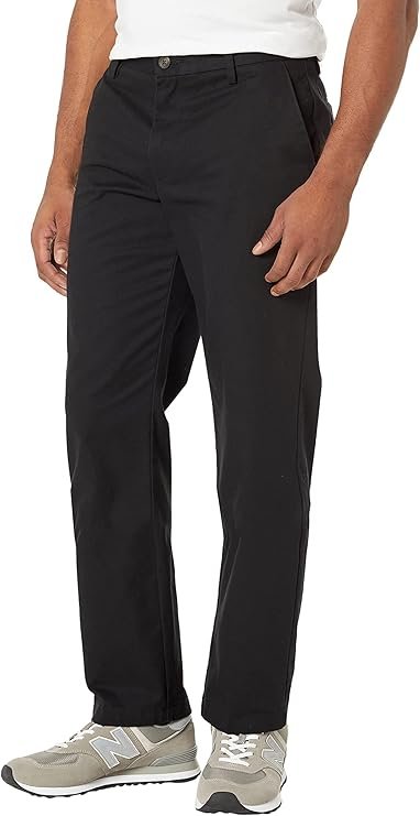 Men's Straight-Fit Wrinkle-Resistant Flat-Front Chino Pant