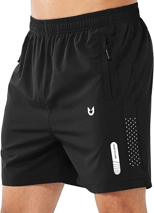 NORTHYARD Men's Athletic Running Shorts