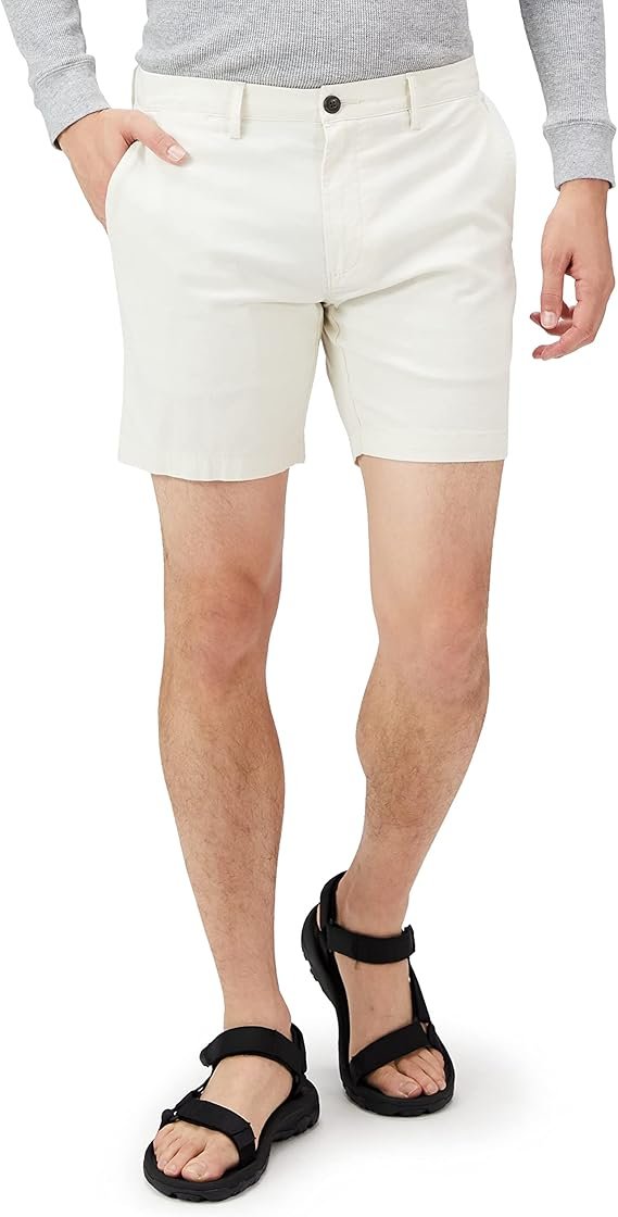 Amazon Essentials Men's Slim-Fit 7" Lightweight Comfort Stretch Oxford Short - Image 2