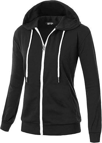 GIVON Women's Lightweight Zip Up Hoodie - Image 5