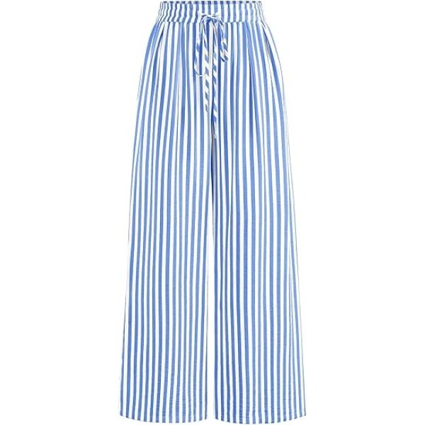 PRETTYGARDEN Womens Pants Elastic Waist