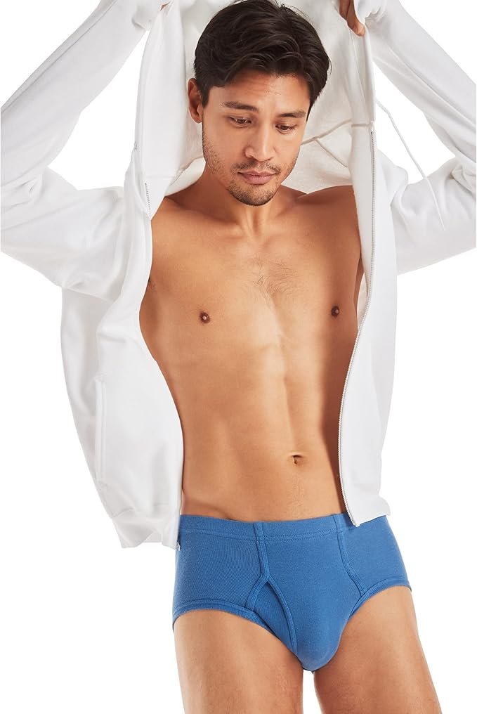 Hanes Men's Underwear Briefs, Mid-Rise, Moisture-Wicking, 6-Pack - Image 2