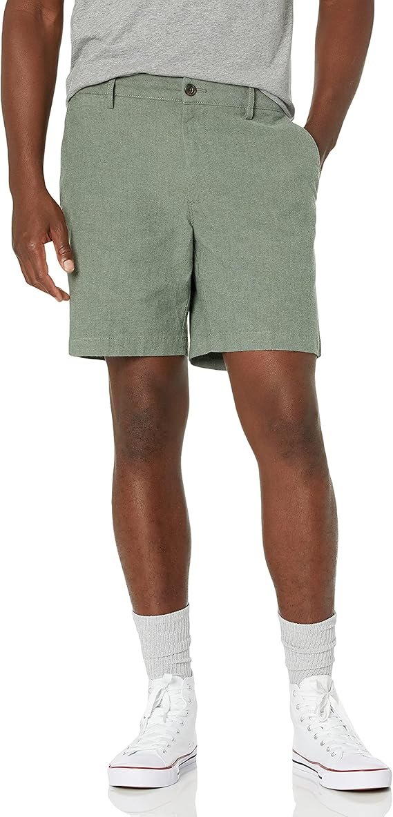 Amazon Essentials Men's Slim-Fit 7" Lightweight Comfort Stretch Oxford Short - Image 3