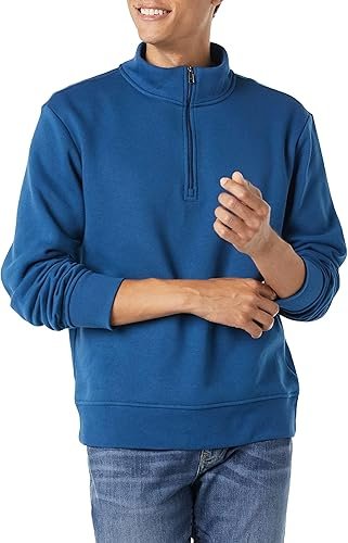 Quarter-Zip Pullover Fleece Sweatshirt