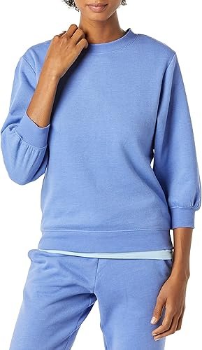 Women's French Terry Fleece Crewneck Sweatshirt - Image 2