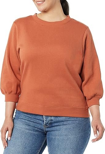 Women's French Terry Fleece Crewneck Sweatshirt