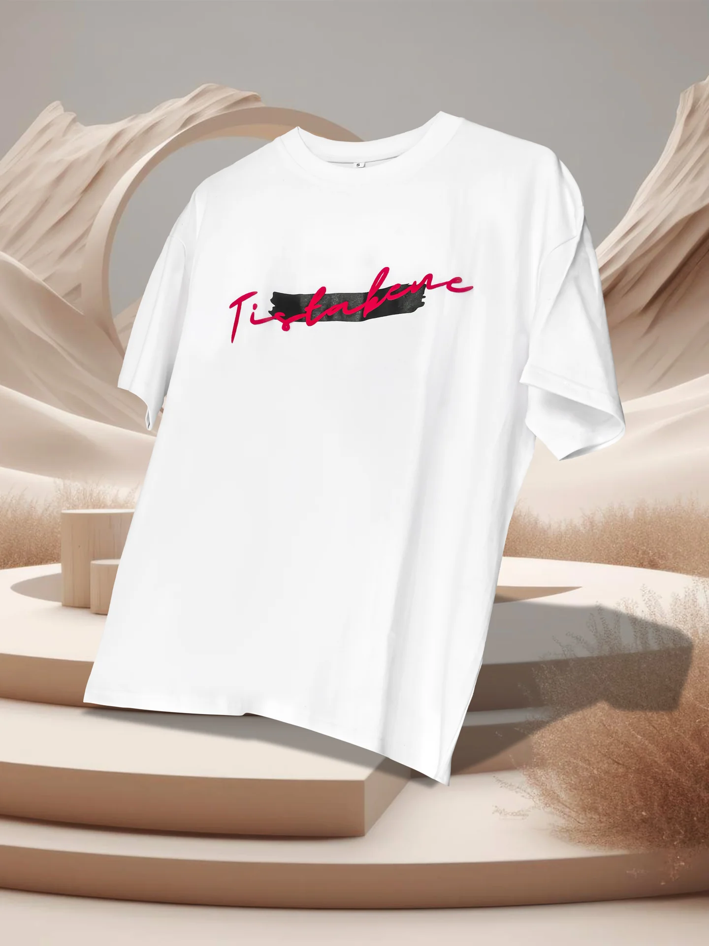 Brown Growing Day By Day Printed Half Sleeves Oversized T-shirt - Image 2